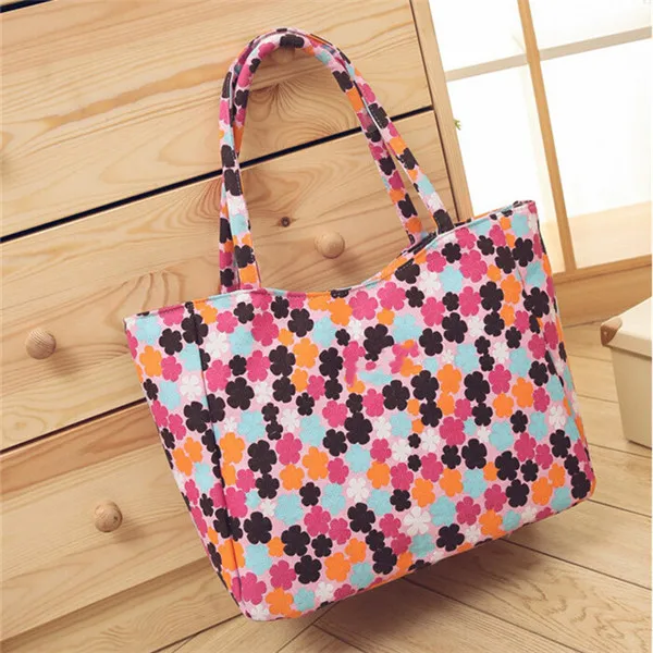 Floral Pink Сумка женская большая для документов сумка шоппер сумки женские распродажа сумка женская через плечо сумка для покупок Высокого качества - Цвет: Floral Pink