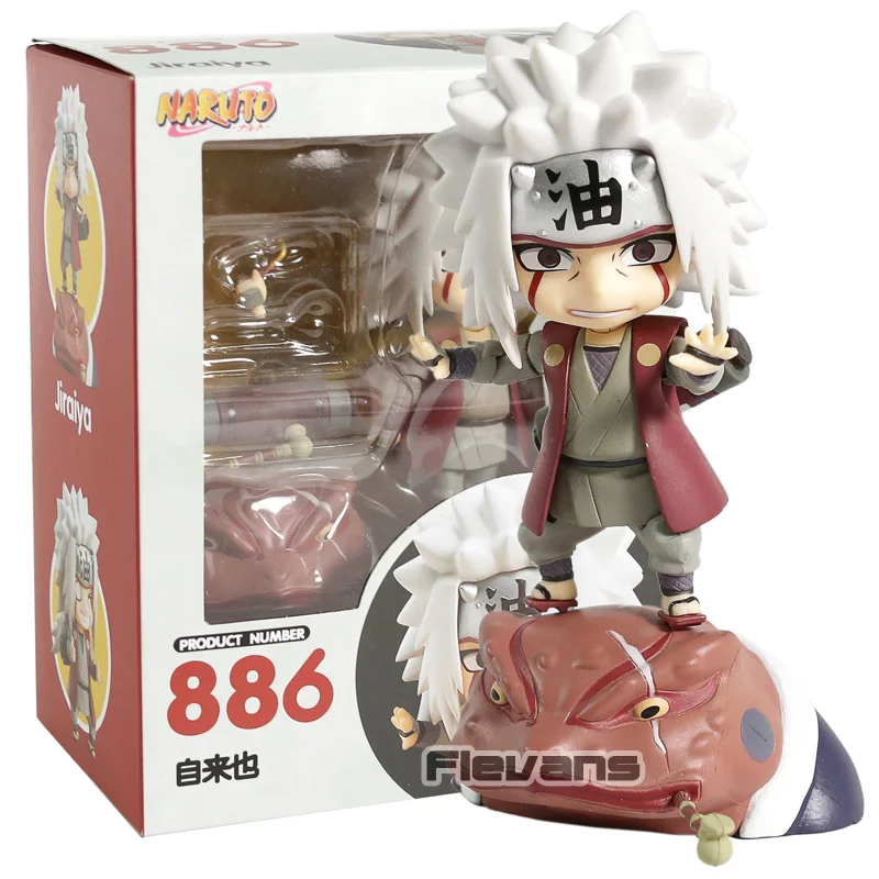 Nendoroid Naruto Shippuden Uchiha Sasuke 707 Uzumaki Наруто 682 хюуга Хината 879 Хатаке Какаши 724 ПВХ фигурка игрушка - Цвет: 886 box