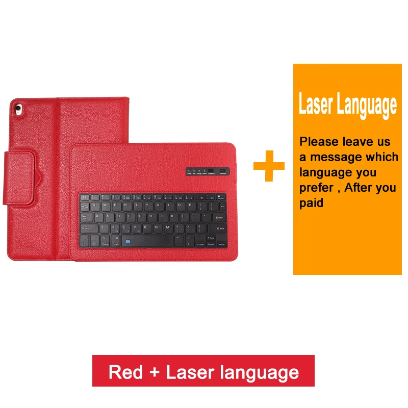 Кожаный чехол с Bluetooth клавиатурой для iPad Pro 11 2018 русская Арабская иврит Чешская