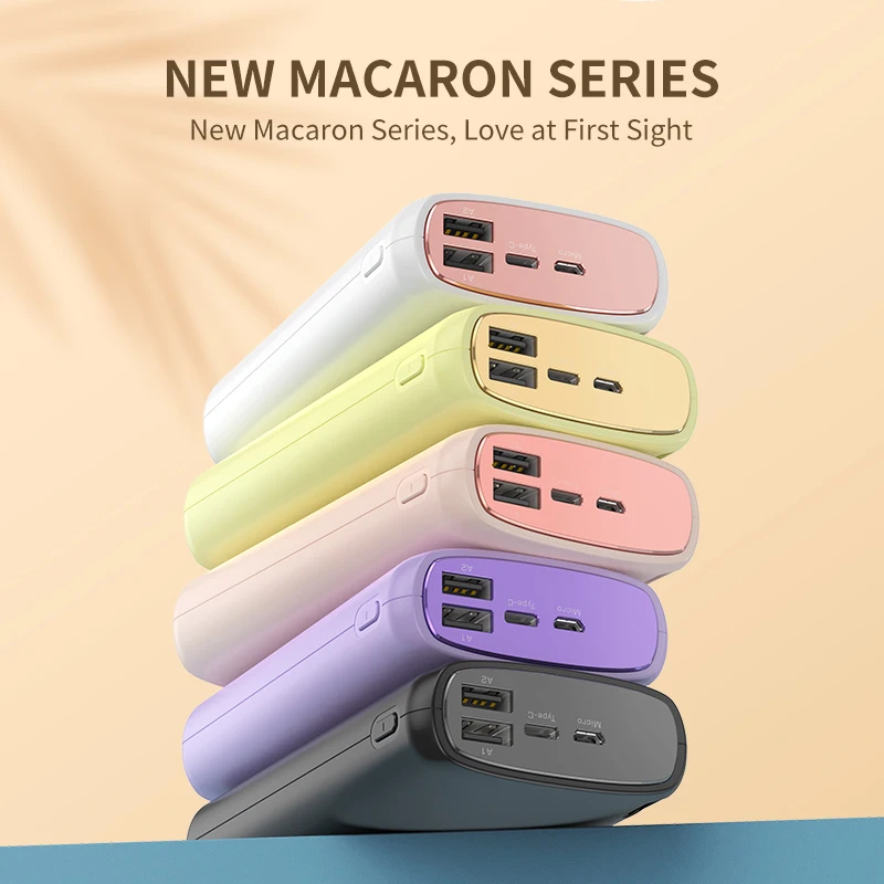 

Power Bank 20000mAh Portable Charging Poverbank Mobile Phone External Battery Charger Powerbank 20000 MAh For Xiaomi Mi