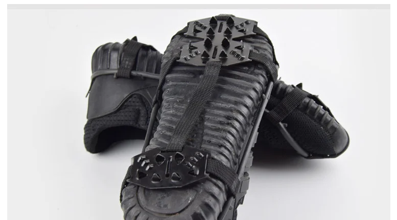 24 зуб Non slip ледяным скалам! Кошки шипы коготь Женский комплект Снежное