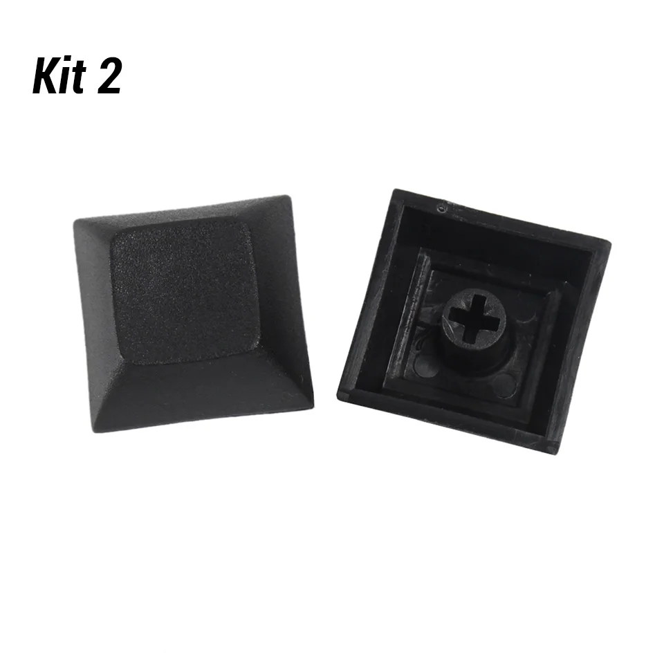 Black YMDK пустой DSA 1u Keycap 1,4 мм PBT для MX переключатели клавиатуры - Цвет: Black