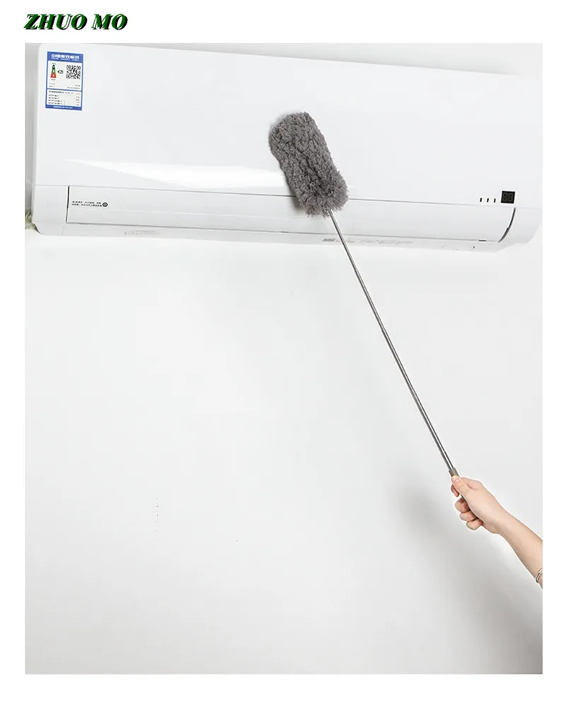 Щетка для чистки кондиционера практичная телескопическая опора легкое