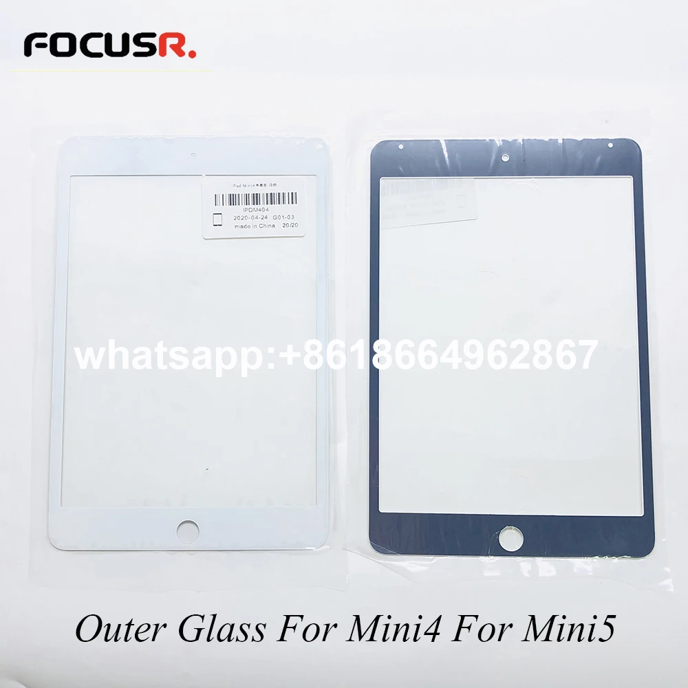 Сенсорная ЖК панель с OCA внешнее стекло сменная крышка объектива для iPad Mini 4 5