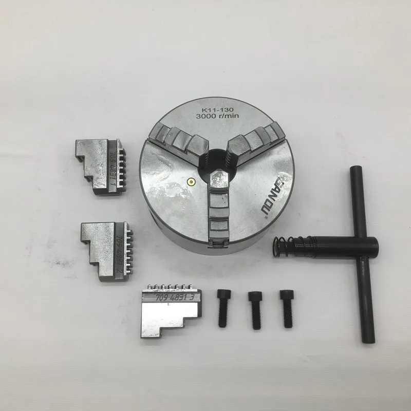 130 мм 5 дюймов 3 челюсти само центрирующий патрон токарного станка SANOU K11