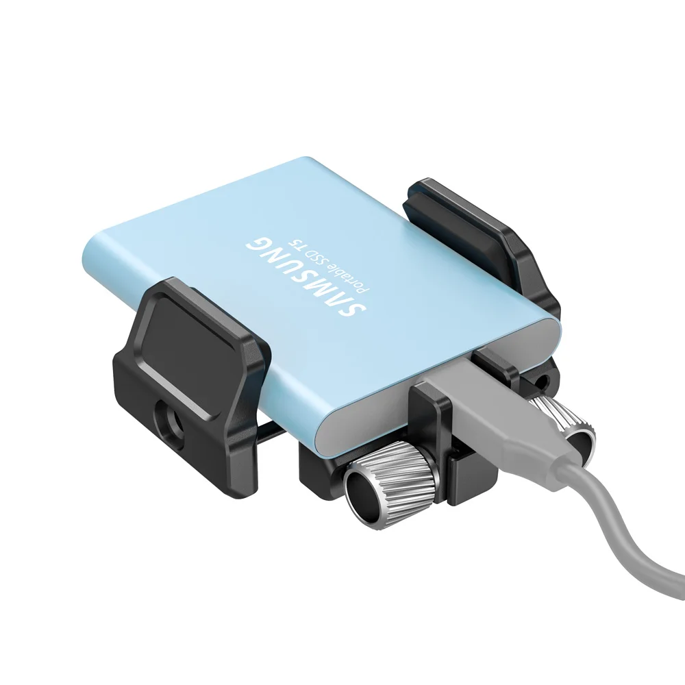 SmallRig Универсальный держатель для внешнего SSD держатель зажим с холодной башмаком и 1/"-20 винтов-2343