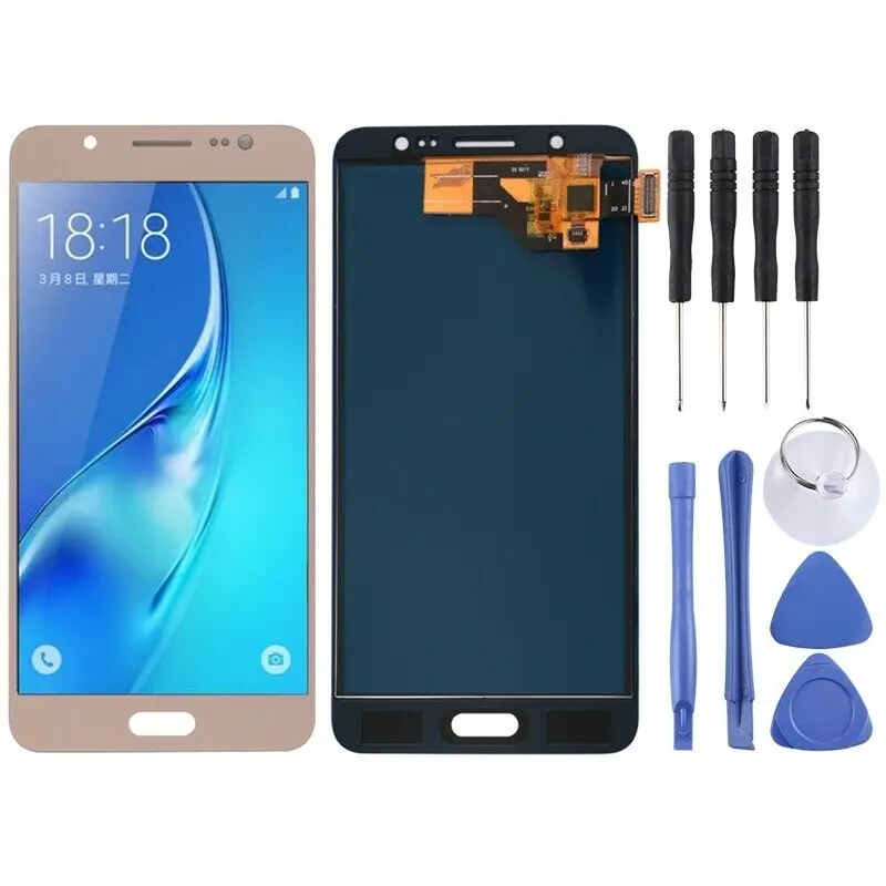 100% протестирован для samsung galaxy J5 2016 J510 ЖК дисплей в сборе регулировка яркости