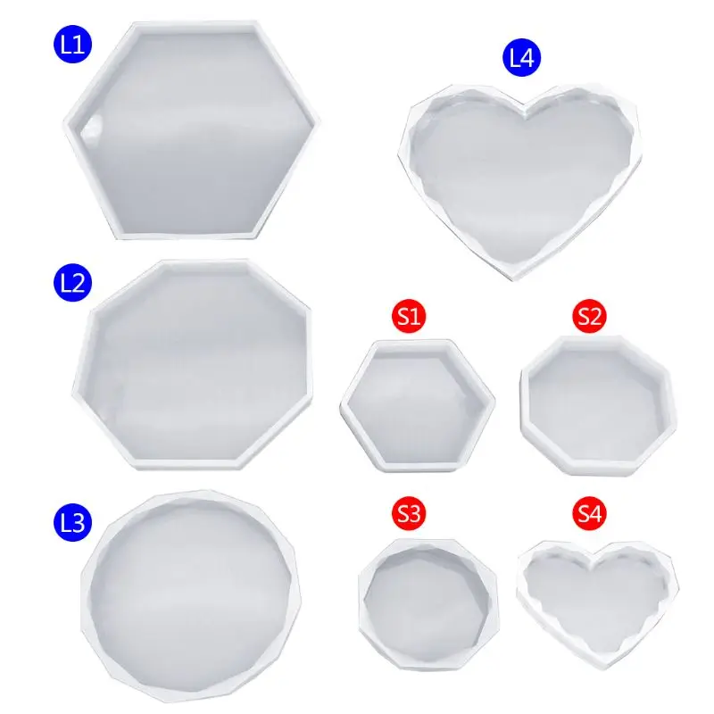 

Silicone Mold DIY Crystal Epoxy Resin Molds DIY Jewelry Making Decoration Table Crafts Gifts Cake Tools Handmade Geometric Shape