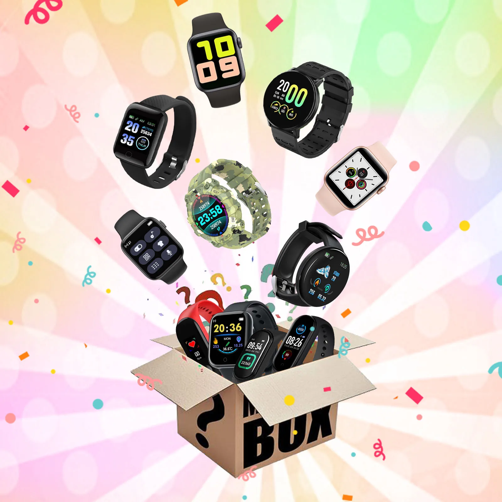 

Умные часы, загадочная Подарочная коробка сюрпризов, товар хороший подарок, все товары Новые, искусственные модные роскошные часы для женщи...