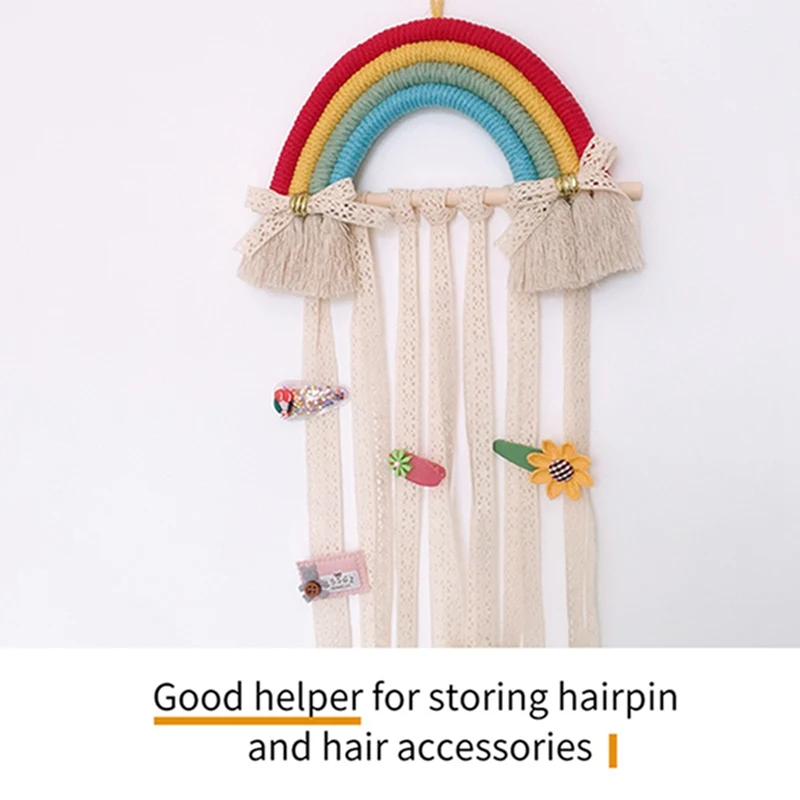 Украшение для детской комнаты в скандинавском стиле декор макраме настенный