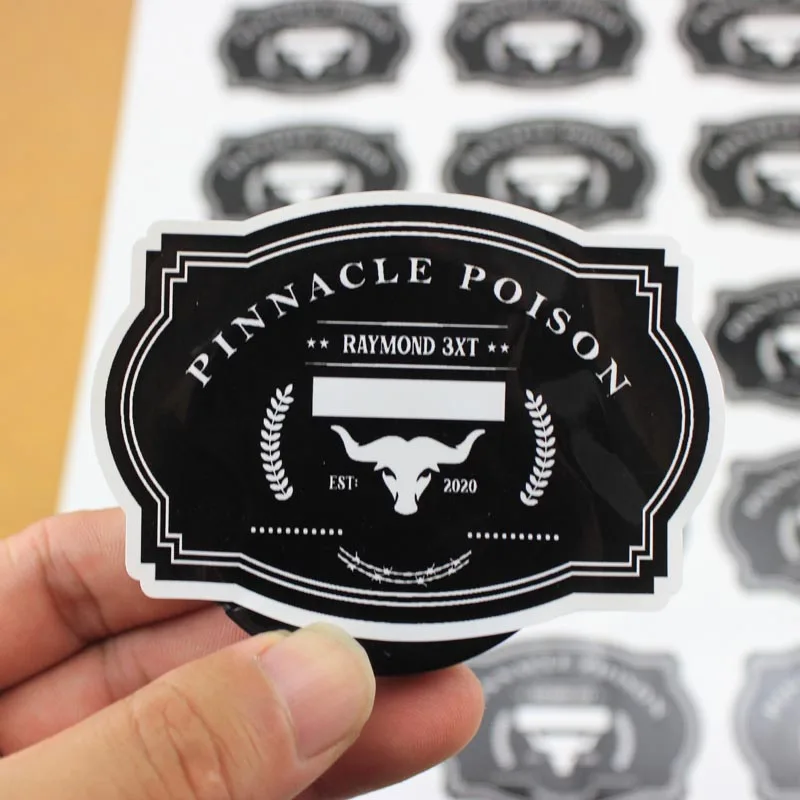 Виниловая Водонепроницаемая наклейка для этикеток на бутылки с медом принтом