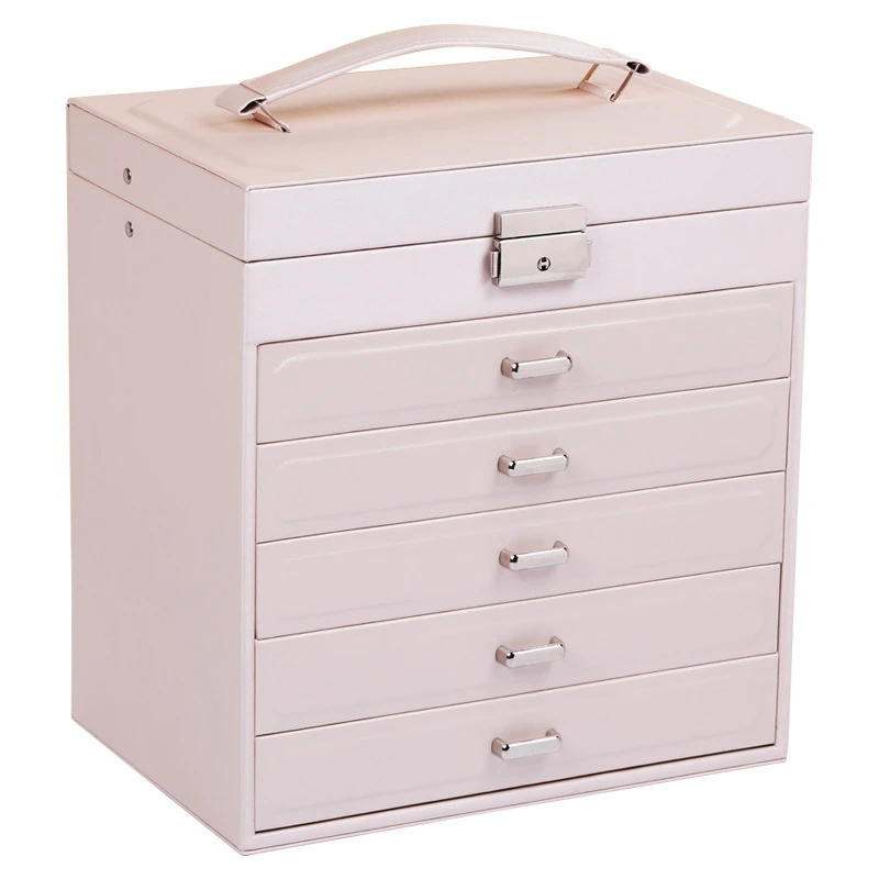 Большая коробка для ювелирных изделий чехол часов бусы серьги кольца хранения