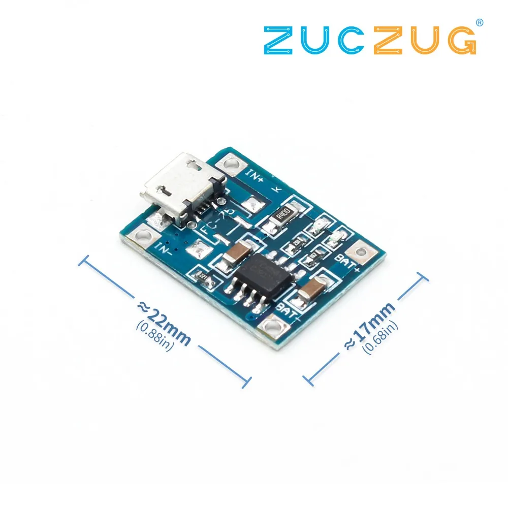 1 шт. 5 в 1 а Micro USB 18650 литиевая зарядная плата модуль зарядного устройства+ защита двойные функции TP4056 - Цвет: Темно-бордовый