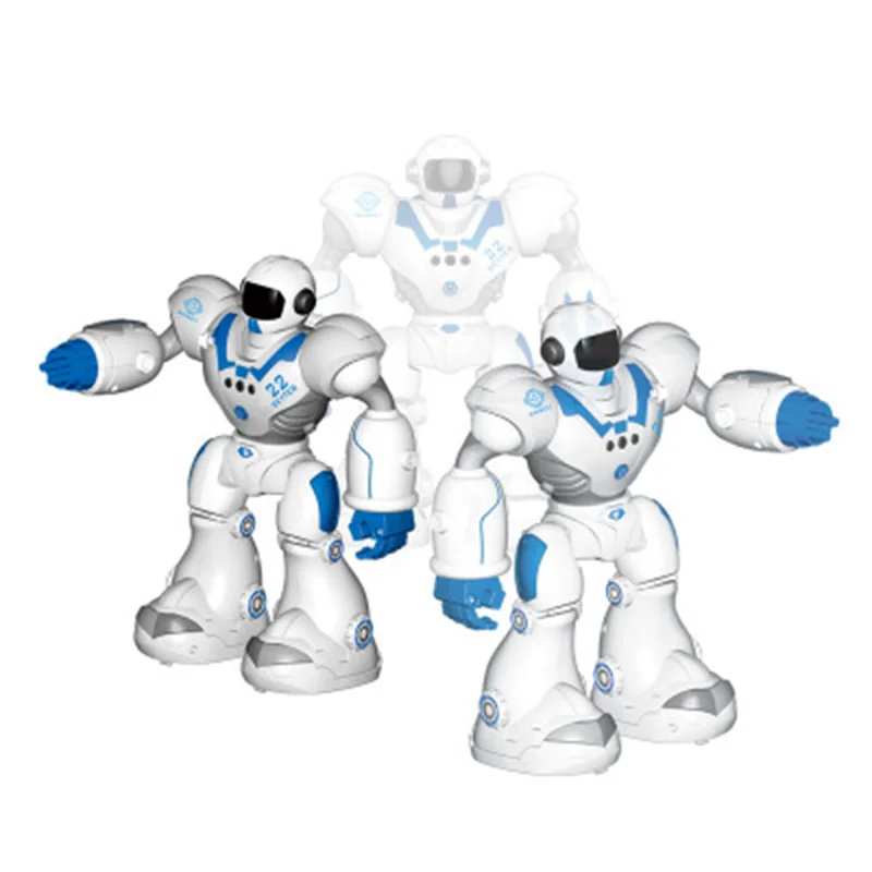 RC интеллигентая (ый) Робот USB зарядка с LED светильник планета полиции