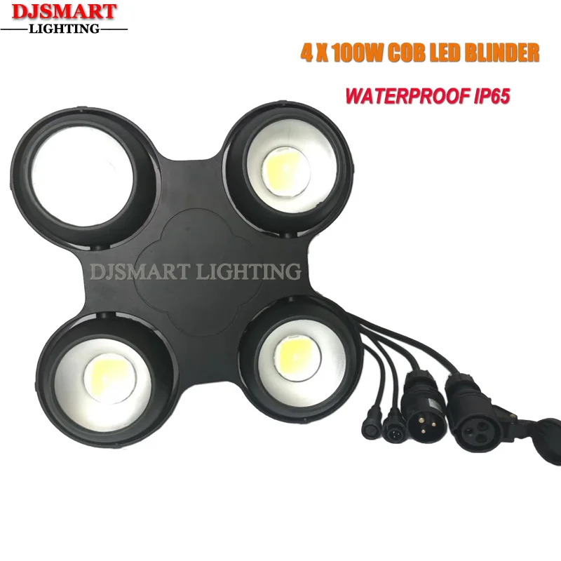 4x100 Вт COB LED Blinder Light 4 глаза теплый белый + холодный наружный Led АУДИТОРИЯ