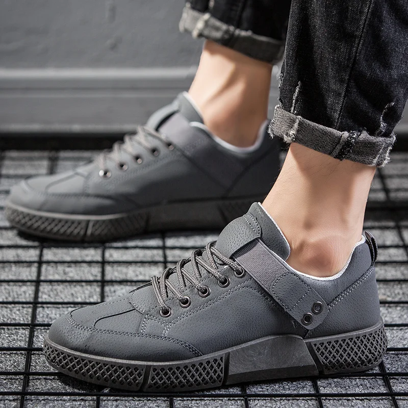 

2021 Mens Casual Shoes Fashion Male Sneakers Air Cushion Breathable Sports Running Shoes PU Mesh Men Shoe