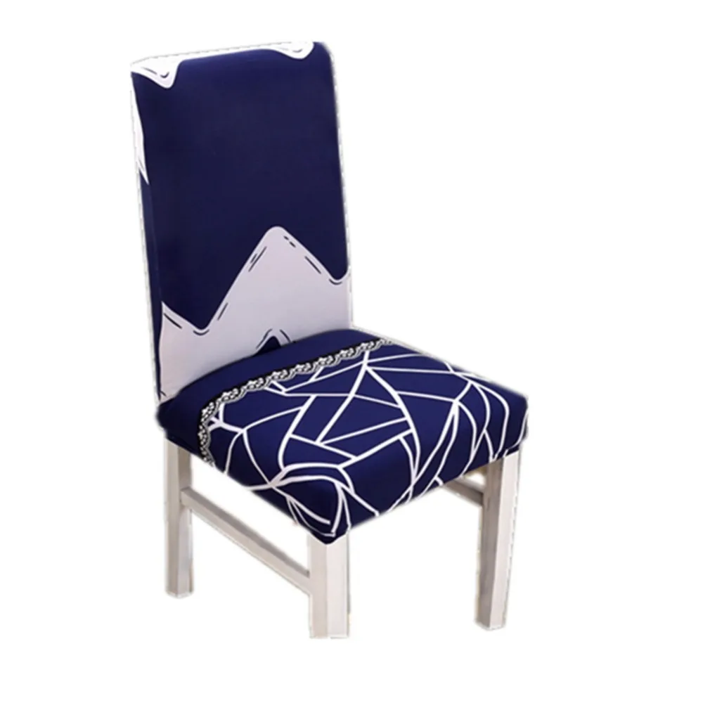Стул без подлокотников Чехлы для гостиной печать съемные эластичные ресторан