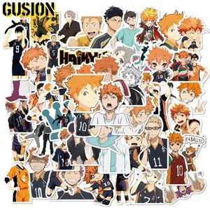 103050упаковка, Мультяшные аниме наклейки Haikyuu, водонепроницаемые, для автомобиля, гитары, багажа, скейтборда, ноутбука, милые забавные наклейки с граффити, детская игрушка