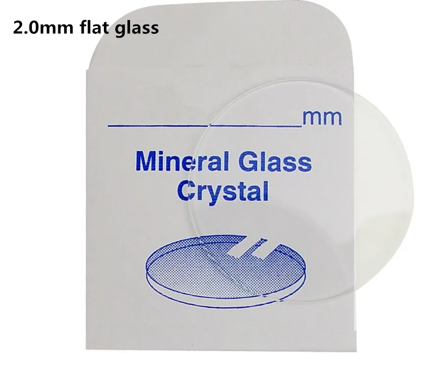 Круглые часы Hardend Crystal плоские круглые стандартные минеральные стеклянные кристаллы толщиной 2 мм
