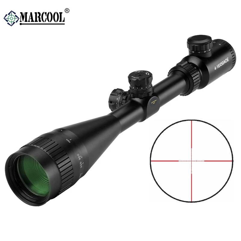 MARCOOL EST 4-16X50 AOIRL красный точечный светящийся пневматический пистолет оптический