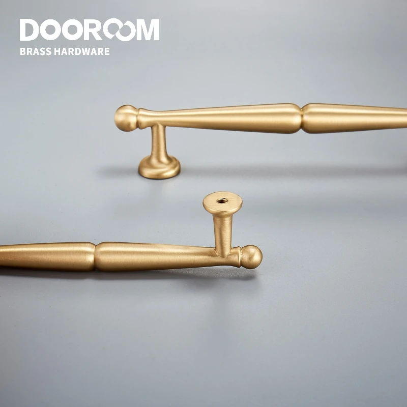 Ручка для кухонного шкафа латунная ручка черного бронзового золотого цвета