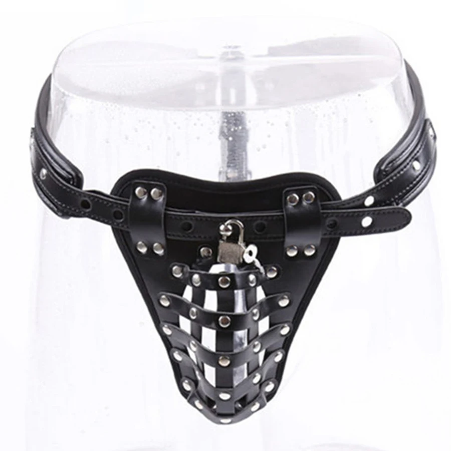 Мужской БДСМ ремень для пениса с замком клетка шортами Пояс верности кольцо секс