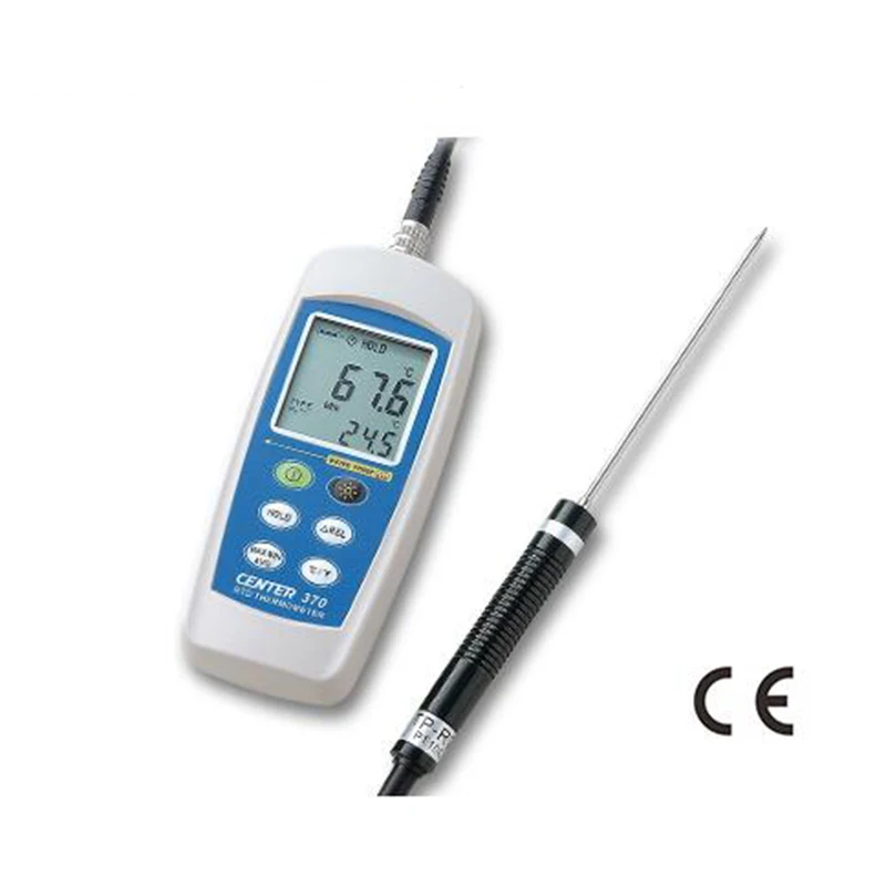 

CENTER-370 RTD Thermometer (Water Proof),IP67 Water Proof Housing To Work For Almost All Kinds Of Environments,Max/Min/ Function