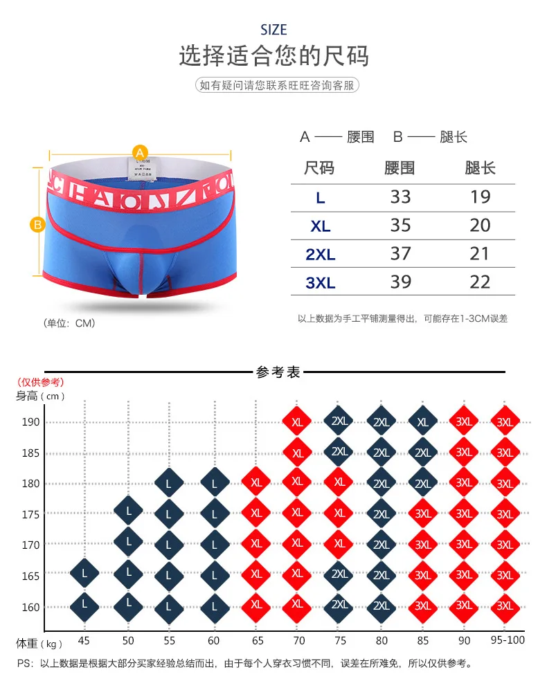 

BOBTXS 1pc Men's underwear men's boxers sexy underpants cotton cartoon students boxers fashionable not ice silk mens boxer