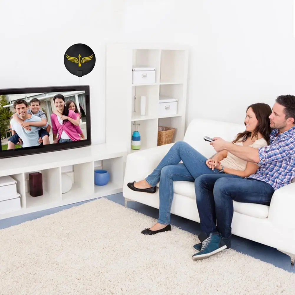 Цифровая ТВ антенна с высоким коэффициентом усиления 4K 25 дБ усилитель на 2000