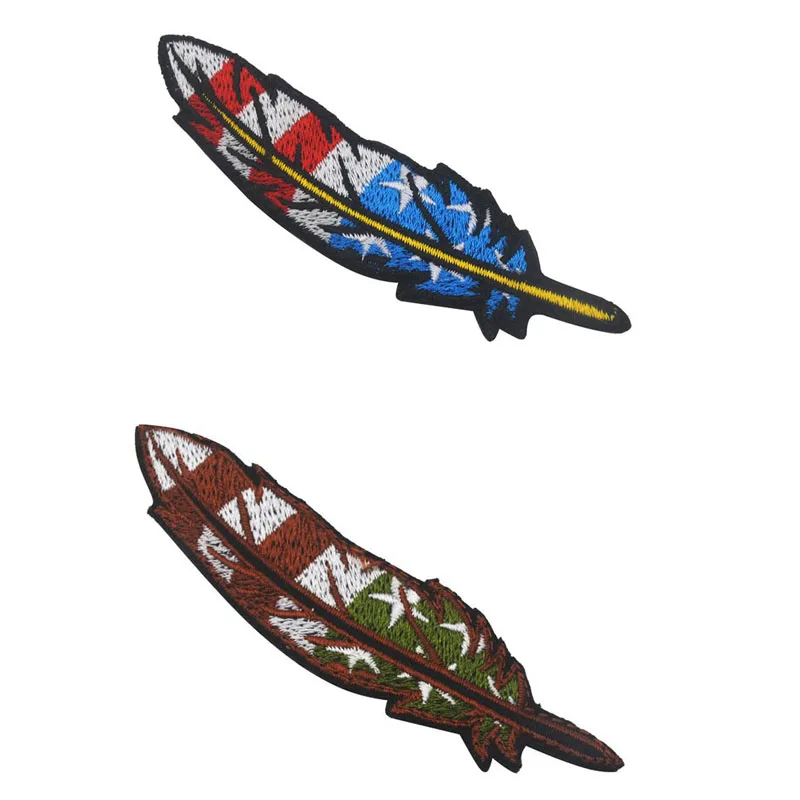 Новинка нашивка с 3D крыльями перьями вышивка нарукавник полосатый платье