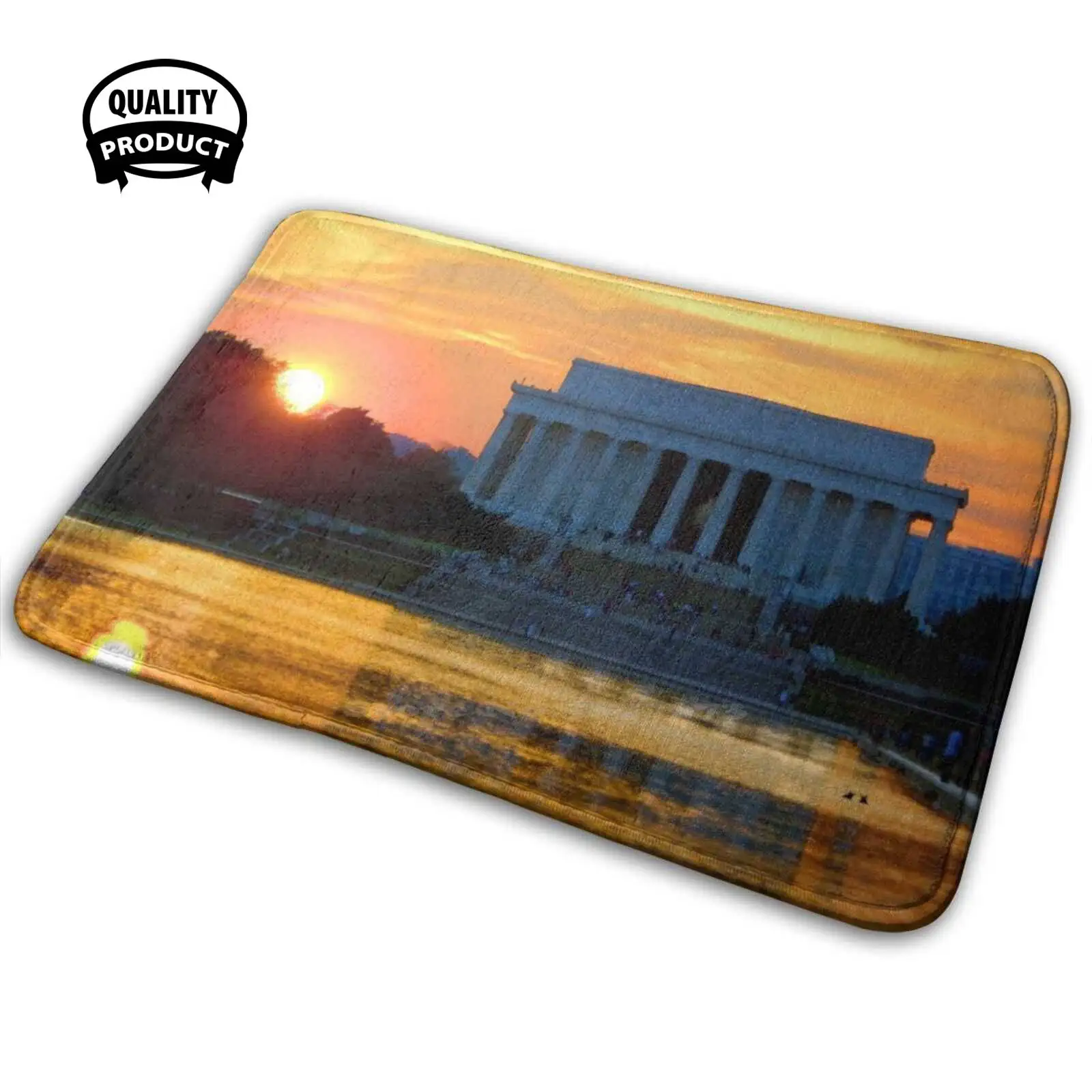 Вашингтон D.C. Современный постер для путешествий мягкий дом семья