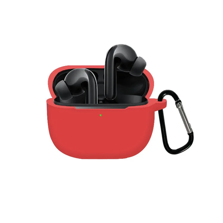 

For Xiaomi FlipBuds Pro Earbuds Charging Soft Silicone Earphone Cover Wireless Bluetooth-compatible Earphone Shell With Hook