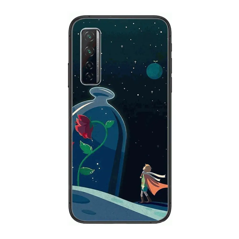 

Trend Etui Le Petit Prince Phone Case For Huawei mate 40 30 10 20 40 8 9 Lite Z Pro Black Etui 3D Coque Painting Hoesjes 5g bla