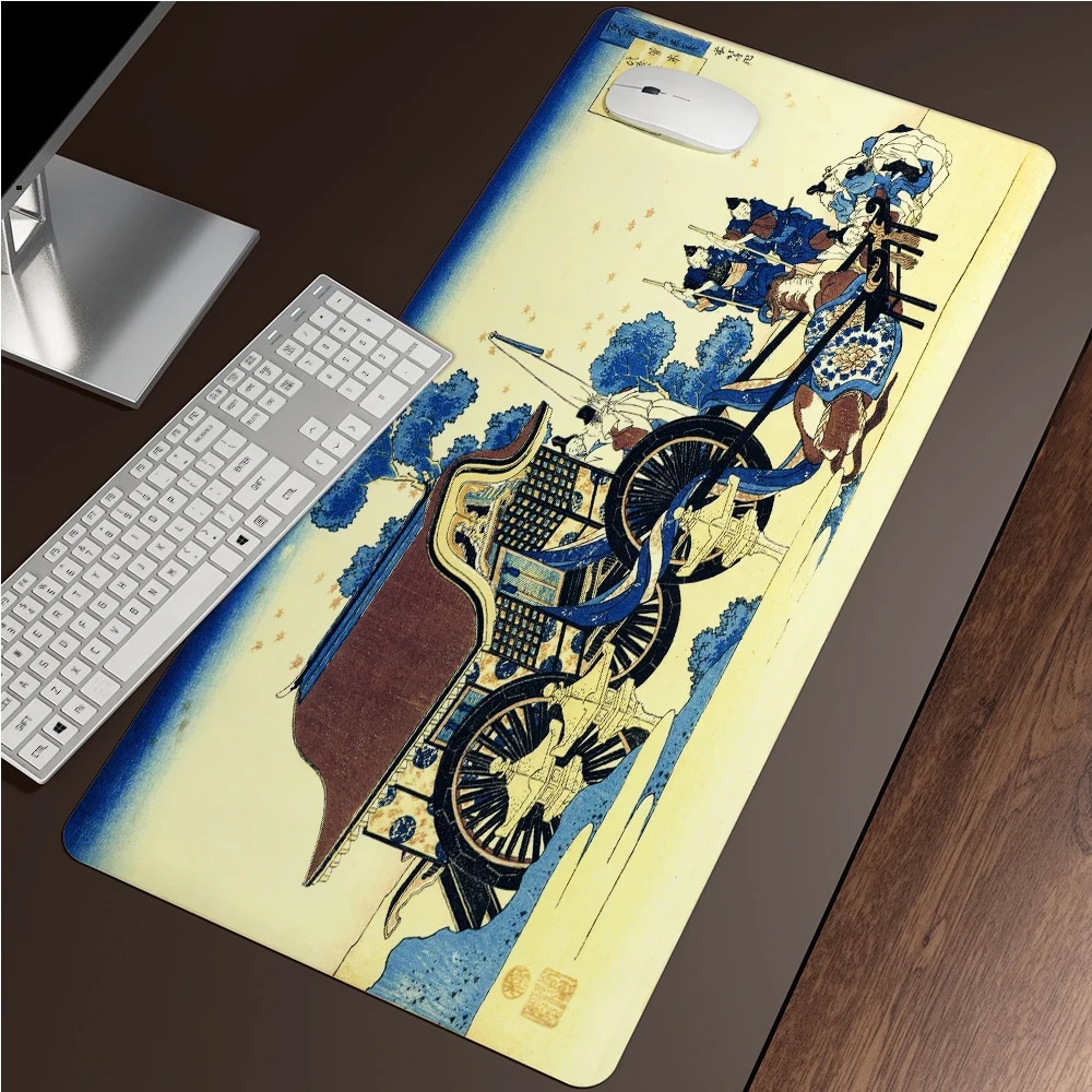 

Great Wave Off Art Large Size Mouse Pad Natural Rubber PC Computer Gaming Mousepad Desk Mat Locking Edge for CS GO LOL