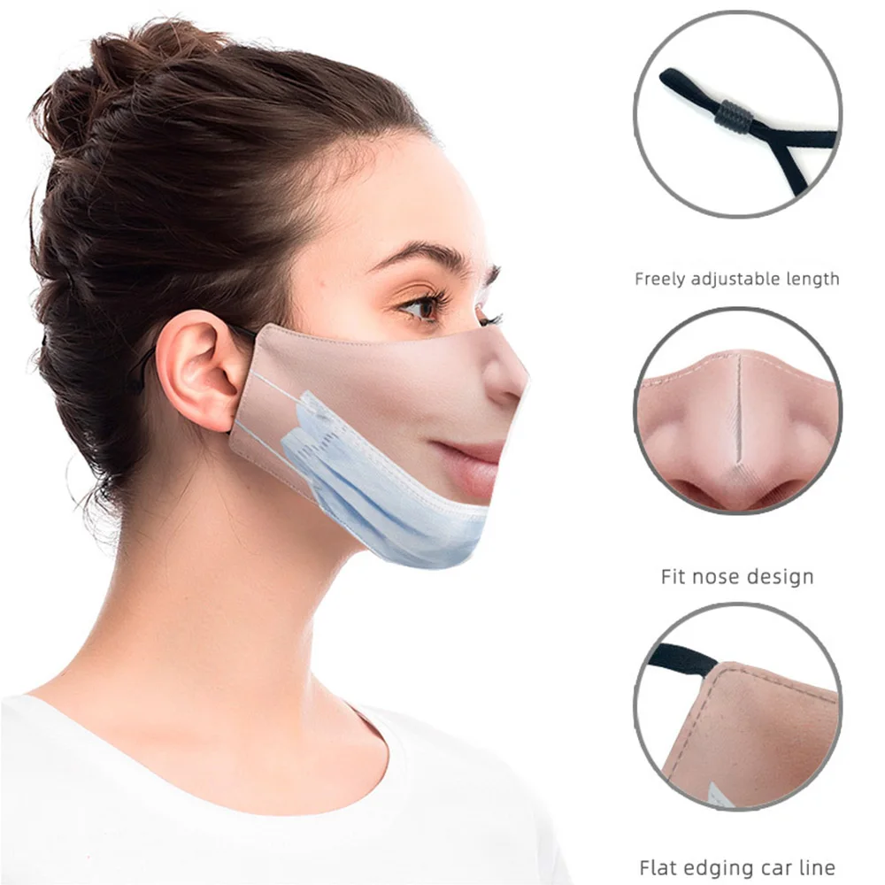 Маска для лица женская дышащая Пыленепроницаемая | Тематическая одежда и