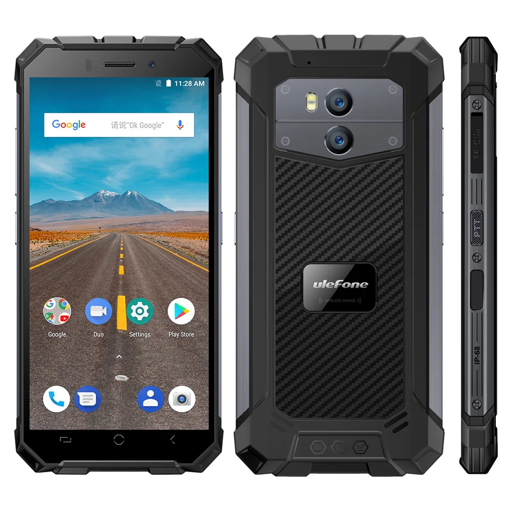 Ulefone Armor X Mobile Phone NFC Quick Charge Android 8.1 2GB+16GB 4G LTE Quad Core 18:9 Dual SIM Card 5.5'' Inch phone |