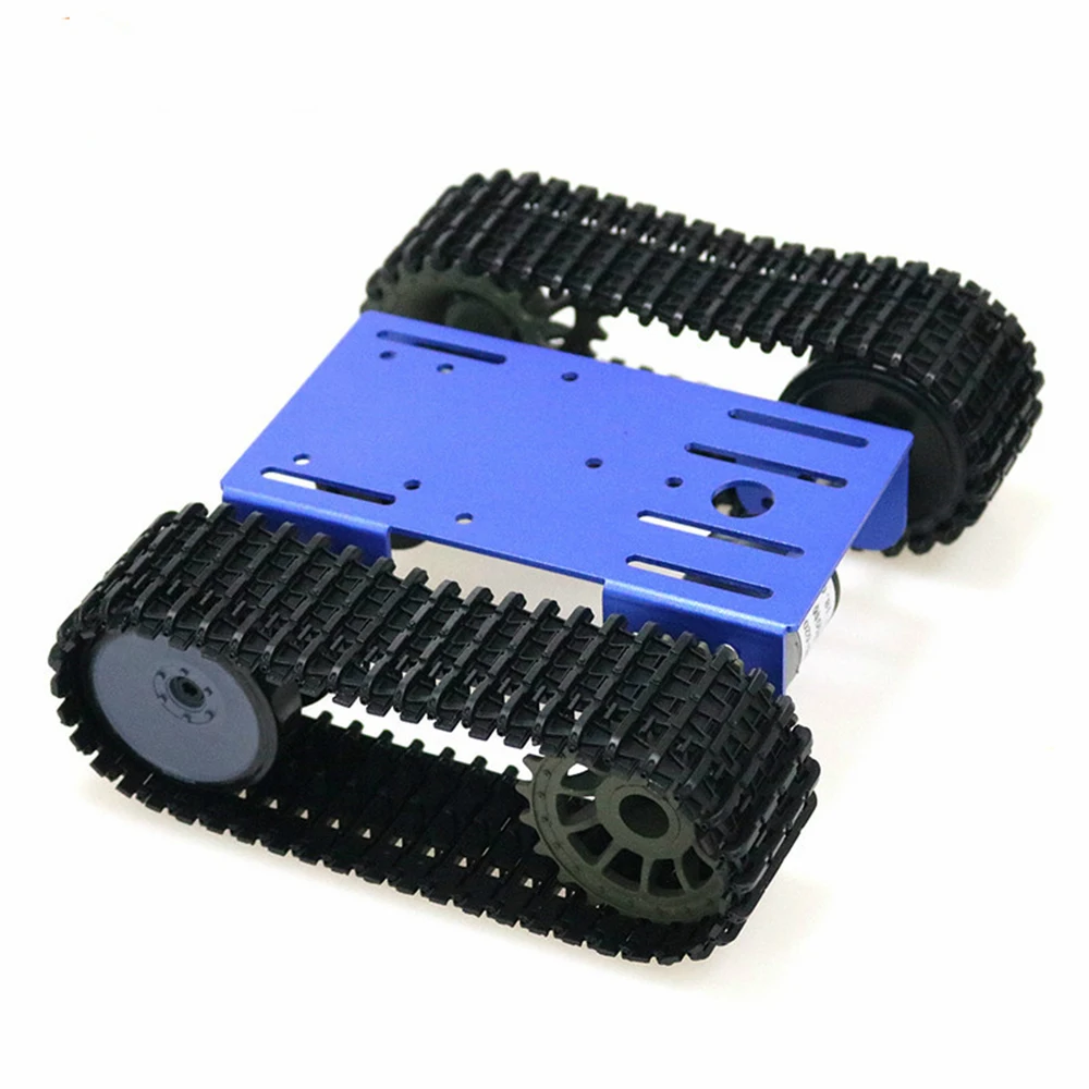 

DIY Tracked Robot Kit Smart Car Platform Robotics Kits Robot Tank Crawler Chassis Toy Solid Tank Mobile Platform for Arduino