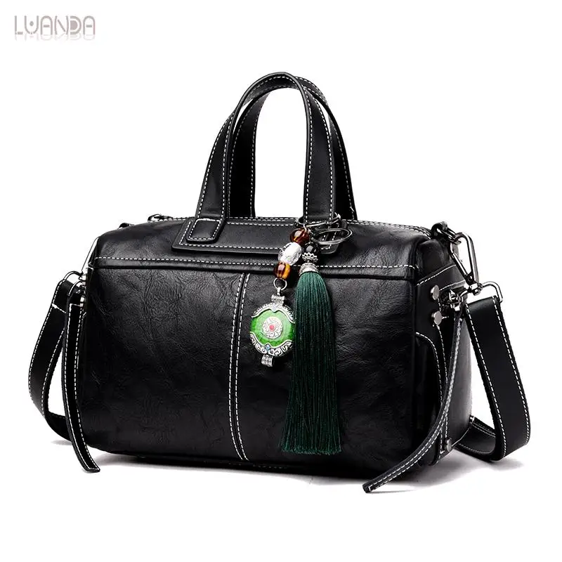 Повседневная Сумка-тоут женская кожаная сумка Высококачественная наплечная