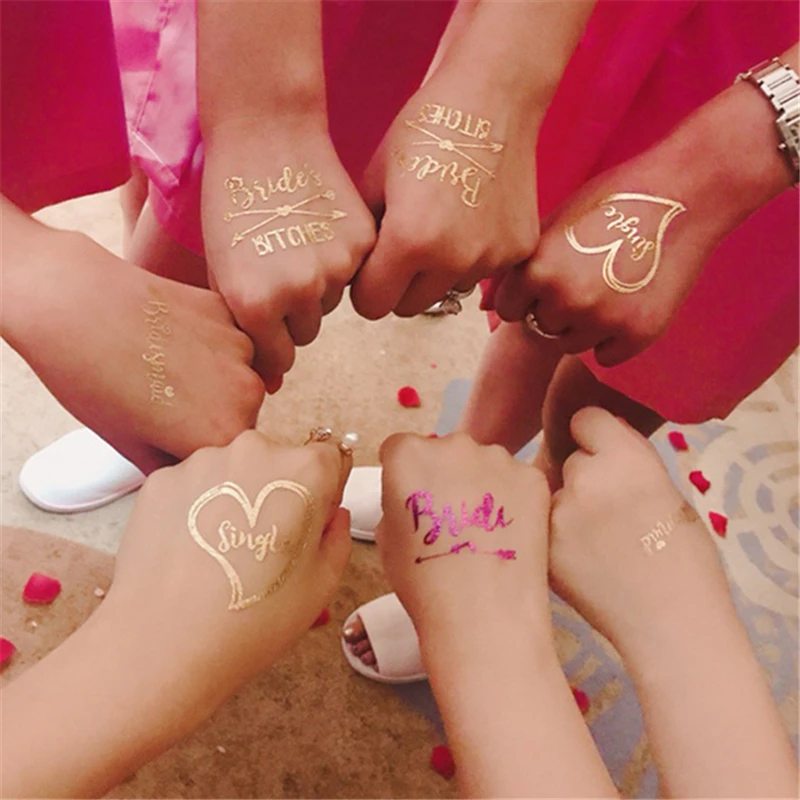 20 шт. временные тату наклейки для невесты|Украшения своими руками вечеринки| |