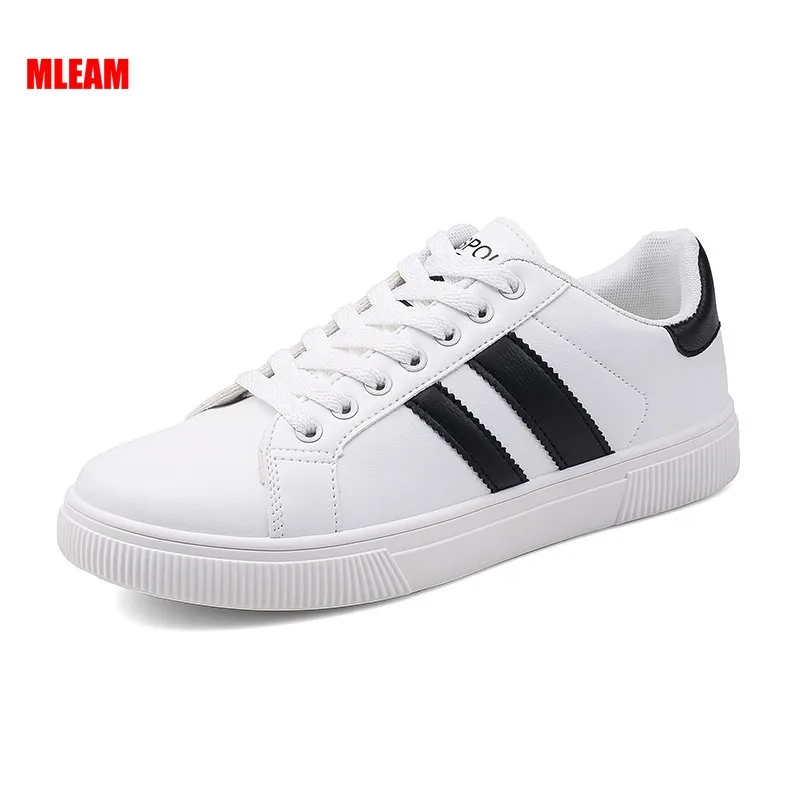

New Trendy Street Men's Sports Shoes Men's White Shoes Summer Breathable Walking Laces Mens Shoes Flats Sneakers Men Male Shoes