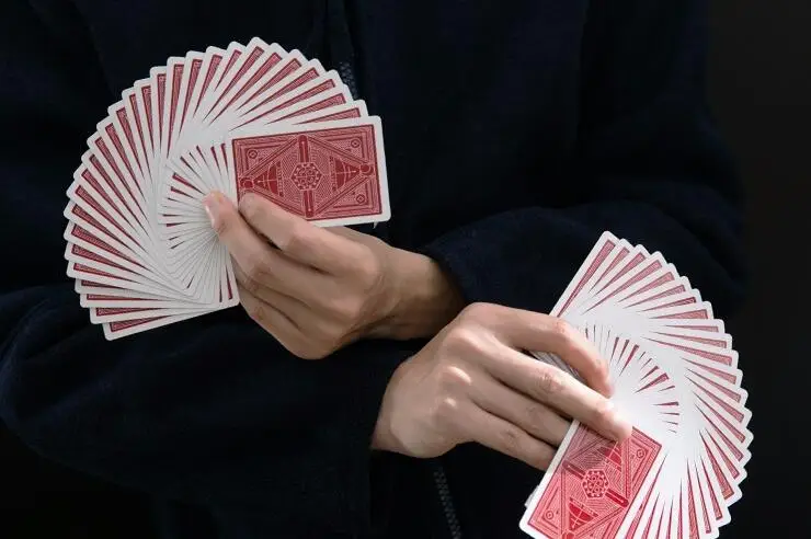 red back 54 шт./компл. бумага оборотни настольную игру и игральных карт покерные карты палуба красивый подарок коллекция покер - Цвет: red back