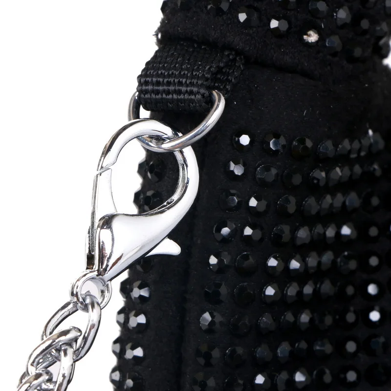 

Designer Diamonds Women's Handbag Fashion Rhinestone Chian Shoulder Bag Shiny Party Evening Purse Crossbody Bags for Women 2021