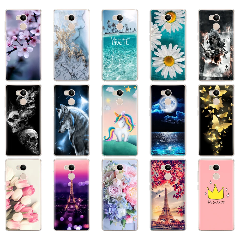 soft TPU Cases For xiaomi Redmi 4 pro Case Cover Silicon phone Cover For Redmi 4 prime Case printing 360 full protective coque