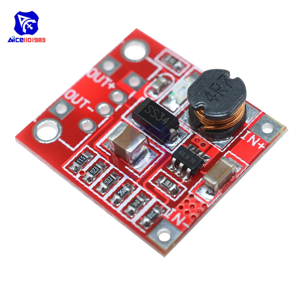 Diymore DC 2 5 6V до 4 12V 1A повышающий неизолированный модуль зарядного устройства для MP3