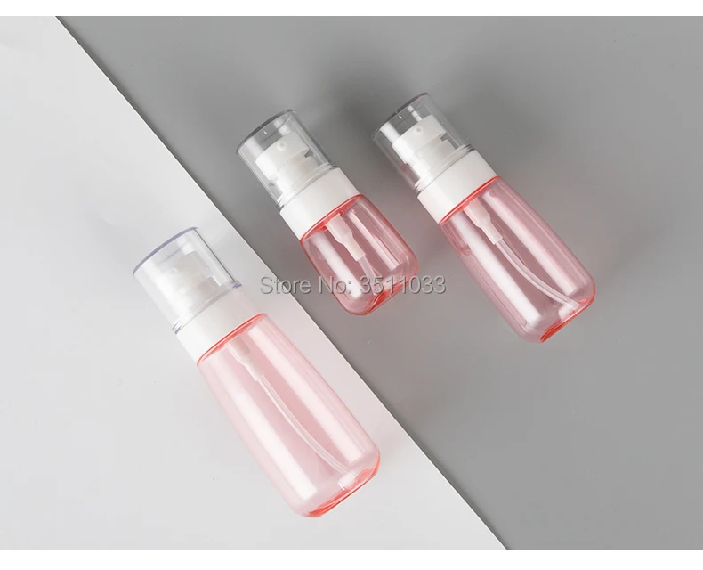 25pcs 30ml-100ml Clear Pink Blue Fine Mist Spray Bottle Emulsion Liquid Empty Travel Portable Refillable Lotion | Красота и здоровье
