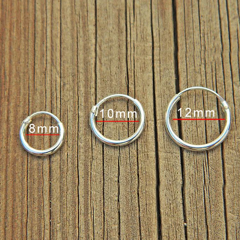 925 пробы серебряные серьги популярные на петлях спиральный для хряща хрящ