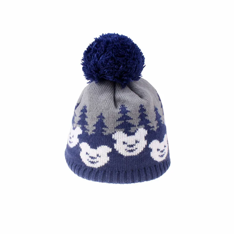 Детская зимняя шапка кепка для девочек и мальчиков вязаные зимние шапочки детей