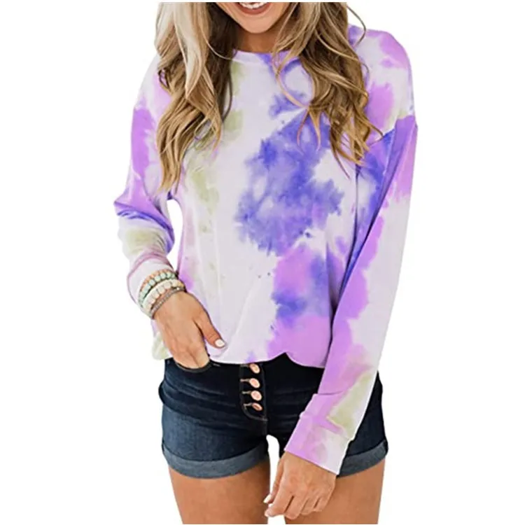 Женская толстовка с капюшоном принтом в виде галстука осенняя кофта длинным