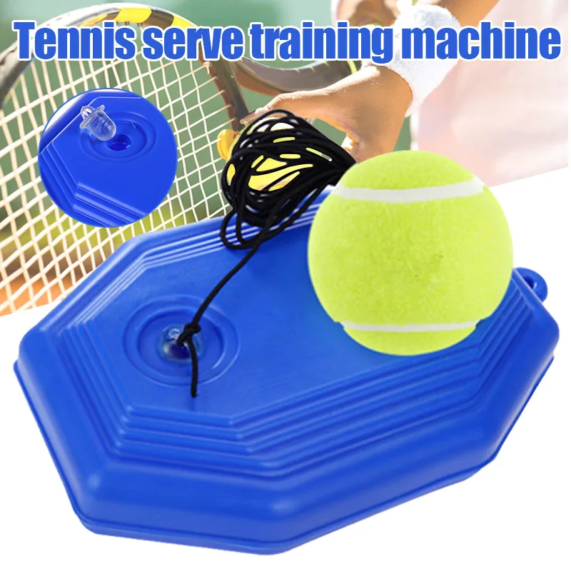 

1 Набор теннисный тренажер теннисная база + тренировочный мяч с веревкой прочный простой в использовании SUB Sale