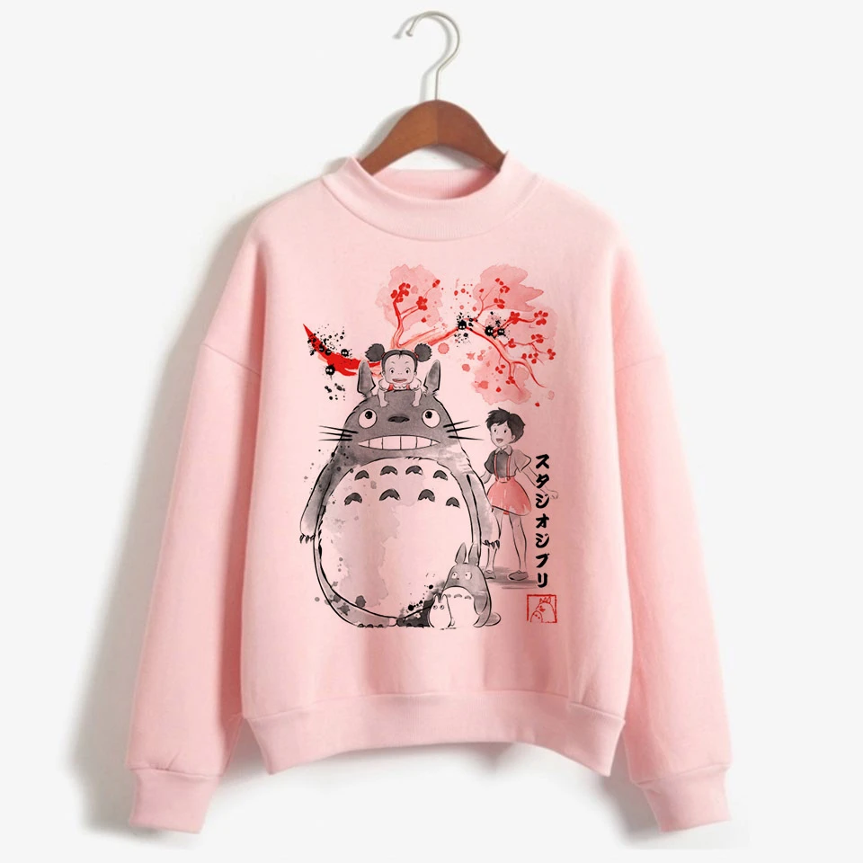 Женская толстовка с капюшоном в стиле Харадзюку от Totoro Studio Ghibli Kawaii Ullzang милый